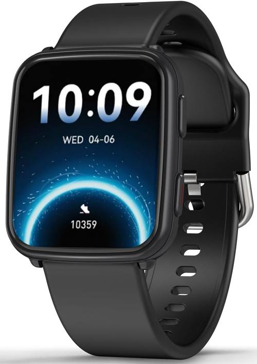 COCO Bluetooth Comfortable Health Monitoring Smartwatch for Seniors, Heart Rate, Body Temperature, Blood Oxygen, Activity Tracking, Medication Reminder, SOS Emergency PERS, Gift