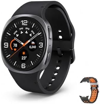 Samsung Galaxy Watch 8 (2025) 40mm Buletooth Smartwatch, US Version, Fitness & Sleep Tracking, Energy Score, Heart Rate Monitor, Android Compatible (Not for iOS), Graphite with Extra Sport Band
