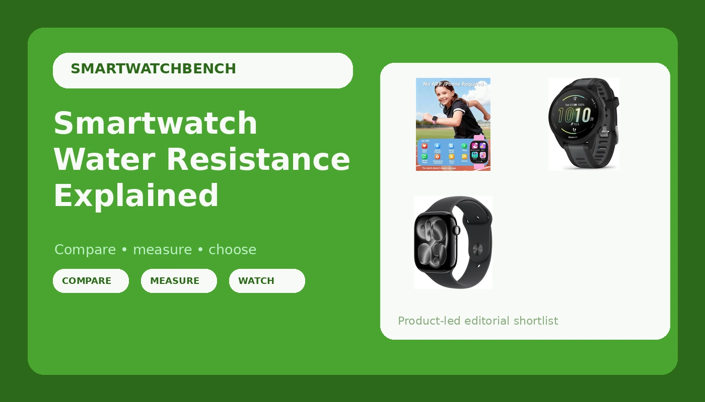 Smartwatch Water Resistance Explained - SmartwatchBench review with measurements and honest opinion